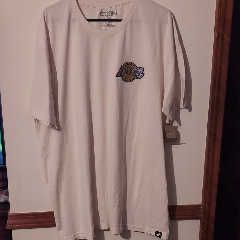 Cream Short Sleeve Tee Classic Crew Neck